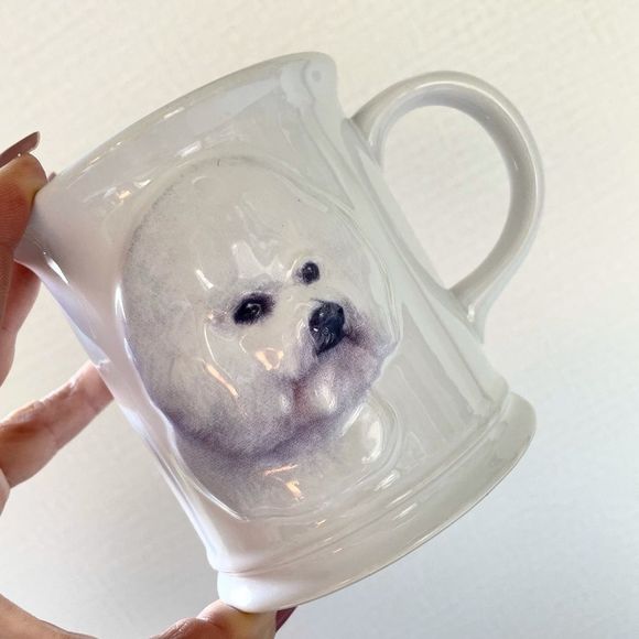 Bichon Frise White Ceramic Coffee Mug, 10oz, Xpres Best Friend Originals… - Picture 2 of 6
